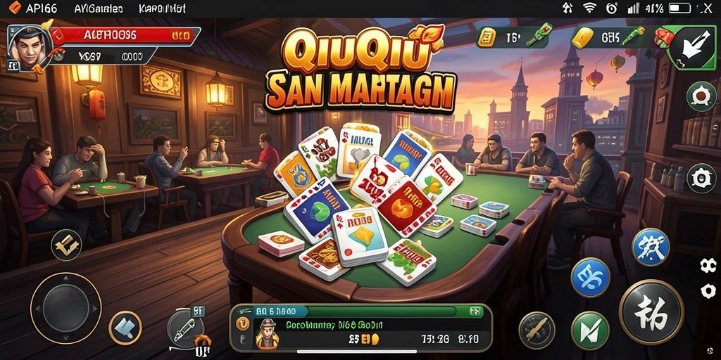 Screenshot menunjukkan gameplay seru QiuQiu yang penuh tantangan.