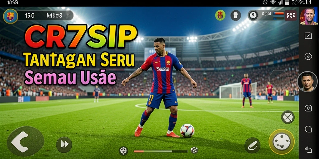 Tampilan gameplay seru di CR7SIP dengan beragam puzzle menarik.