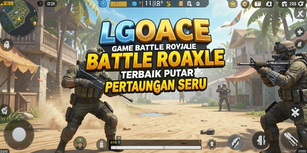 Tampilan gameplay LGOACE yang seru dan mendebarkan di medan perang.