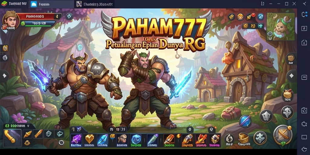 Tampilan menarik dalam PAHAM777 dengan aksi RPG yang seru.