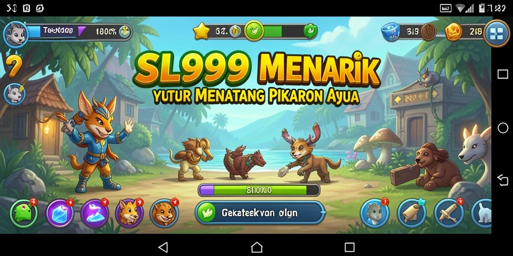 Tangkapan layar permainan SL999 menampilkan tantangan teka-teki yang menarik.