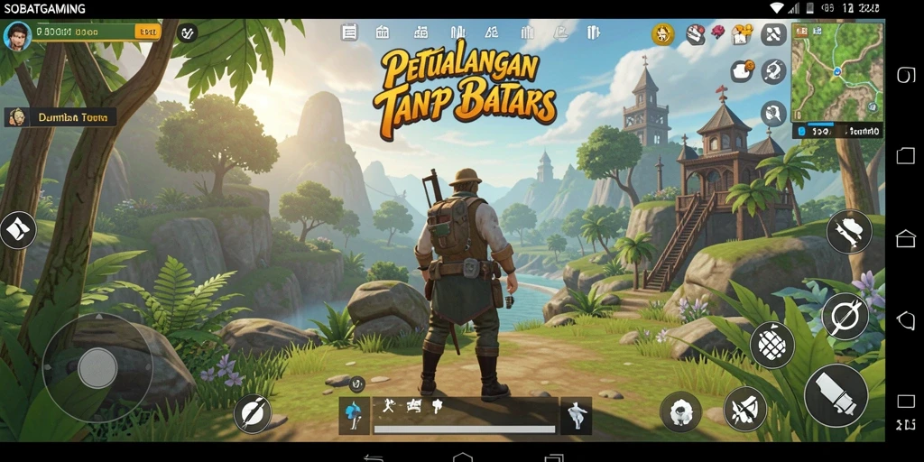 Screenshot gameplay SOBATGAMING yang menunjukkan petualangan mendebarkan.