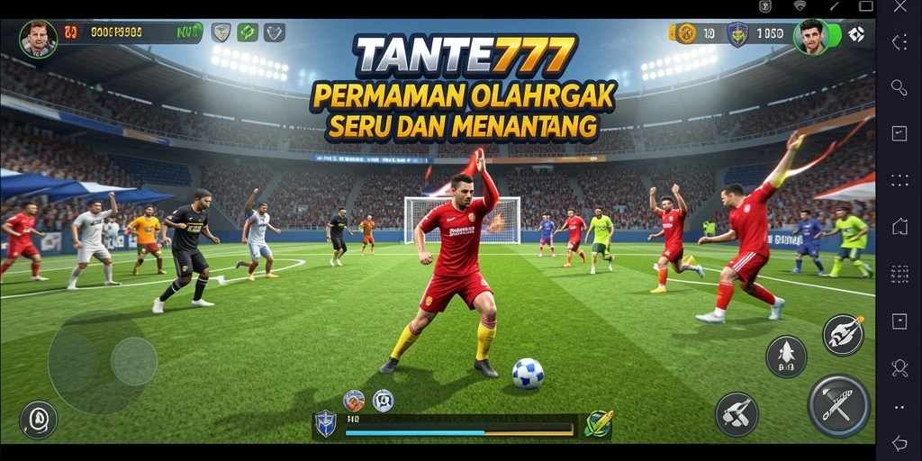 Screenshot gameplay TANTE777 dengan aksi seru dalam olahraga.