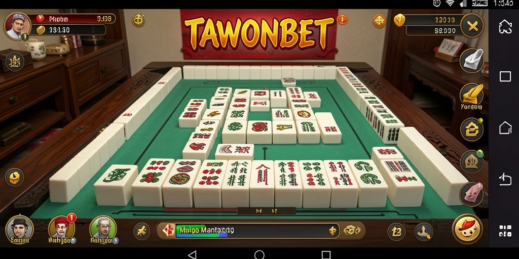 Gameplay seru TAWONBET dengan desain Mahjong yang menarik.