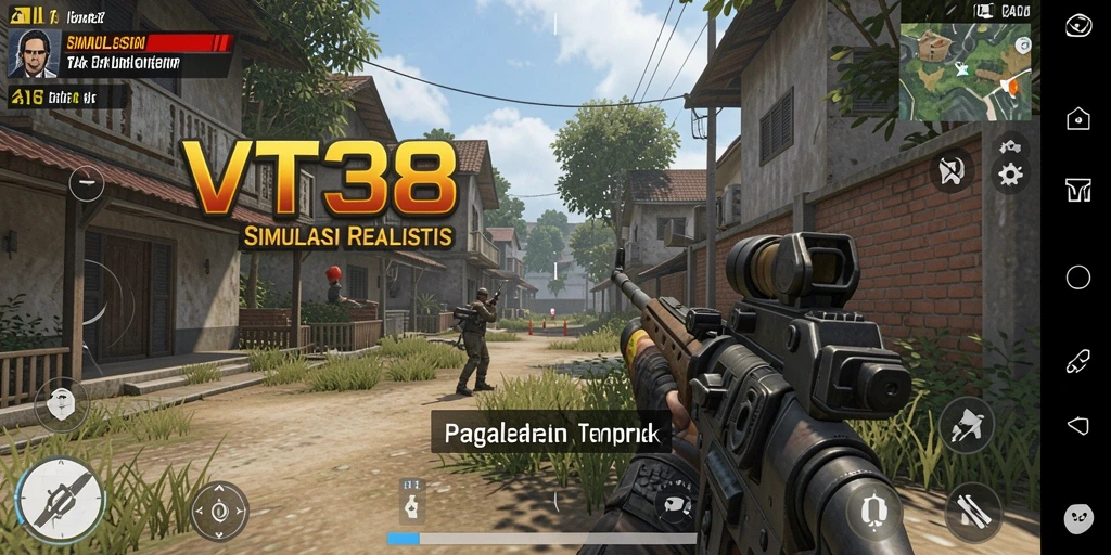 Tampilan menarik dari gameplay VT38 yang penuh tantangan.